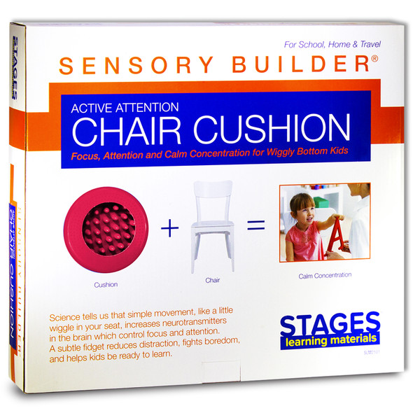 Sensory Builder® Active Attention Chair Cushion, Red Sensory Builder® Active Attention Chair Cushion, Red