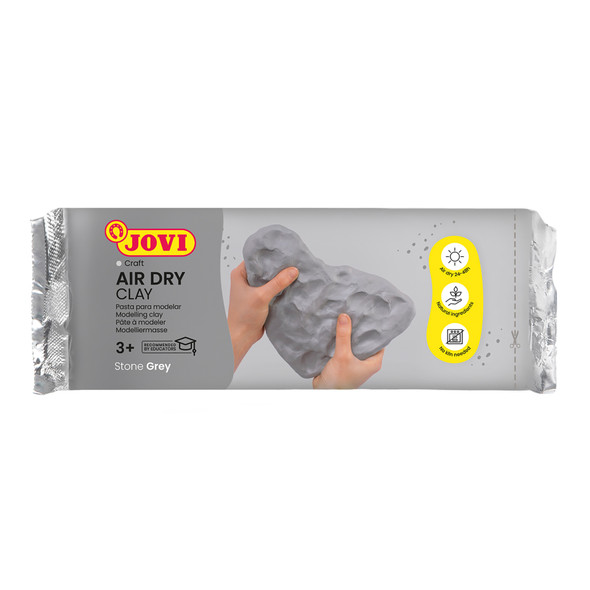 Air Dry Clay, Grey, 1.1lb Bar, Pack of 3 Air Dry Clay, Grey, 1.1lb Bar, Pack of 3