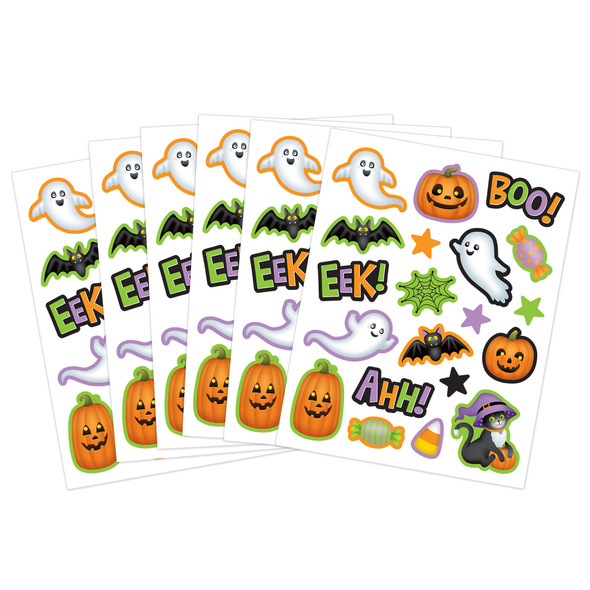 Halloween Stickers, 120 Per Pack, 12 Packs Halloween Stickers, 120 Per Pack, 12 Packs