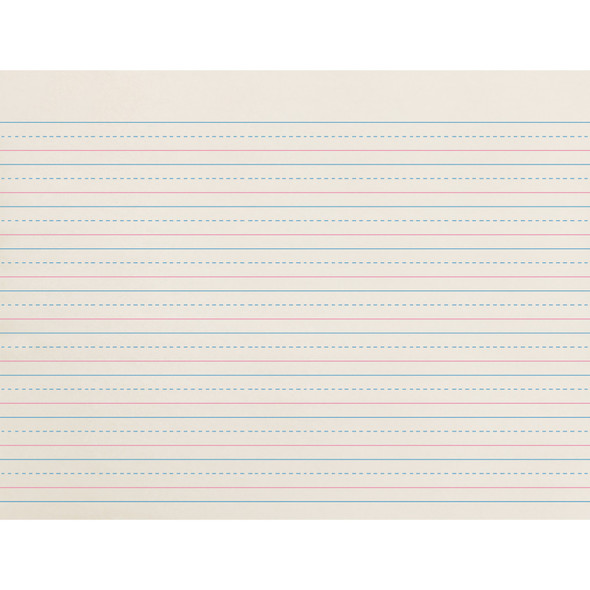 Newsprint Handwriting Paper, Dotted Midline, Grade 2, 1/2" x 1/4" x 1/4" Ruled Long, 10.5" x 8", 500 Sheets Per Pack, 3 Packs Newsprint Handwriting Paper, Dotted Midline, Grade 2, 1/2" x 1/4" x 1/4" Ruled Long, 10.5" x 8", 500 Sheets Per Pack, 3 Packs