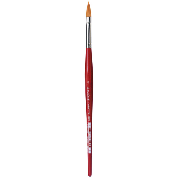 COSMOTOP-SPIN Silkpainting Brush, Synthetic, Watercolor, Oval-Pointed, Size 8