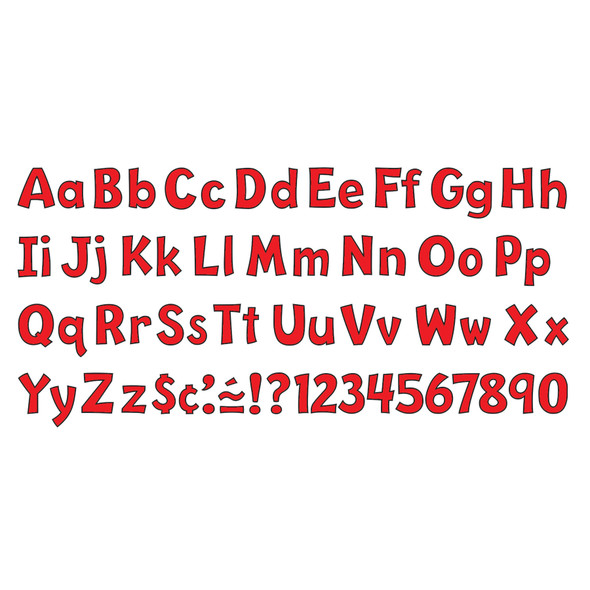 Red 4" Playful Combo Ready Letters®, 3 Packs Red 4" Playful Combo Ready Letters®, 3 Packs