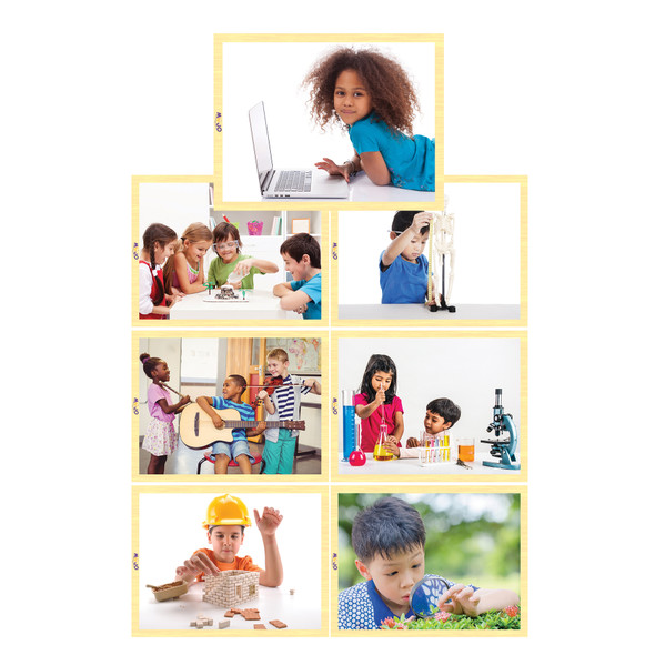 STEAM is Everything Wooden 7-Puzzle Set