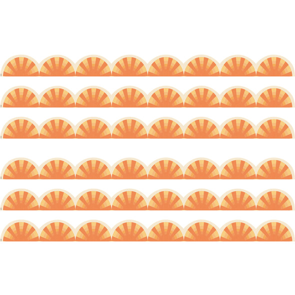 Moving Mountains Road Trip Sunshine Die-Cut Border Trim, 35 Feet Per Pack, 6 Packs