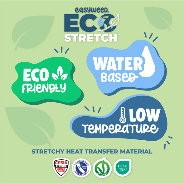 Easyweed Ecostretch HTV Heat Transfer Vinyl, 60", Black
