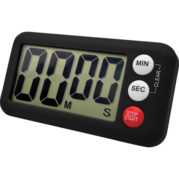 Magnetic Digital Classroom Timer, Black, Pack of 3