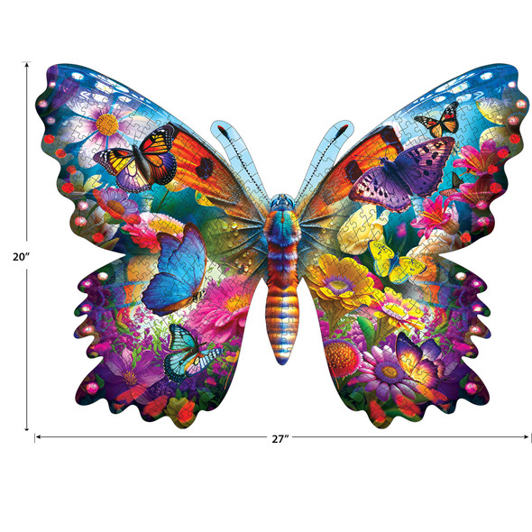 Big Shaped Butterfly, 500 Pieces