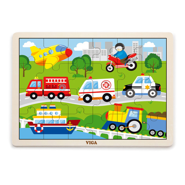 Vehicles Classic Jigsaw Puzzle
