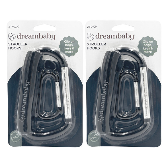 Stroller Hooks, 2 Per Pack, 2 Packs