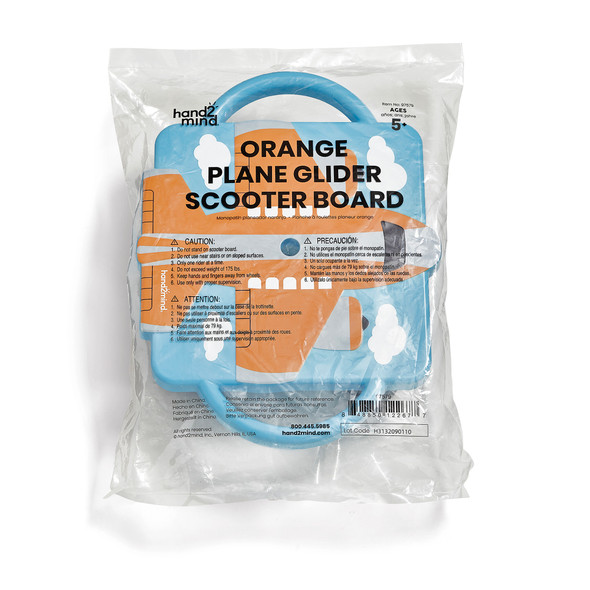 Plane Glider Scooter Board, Orange Plane Glider Scooter Board, Orange