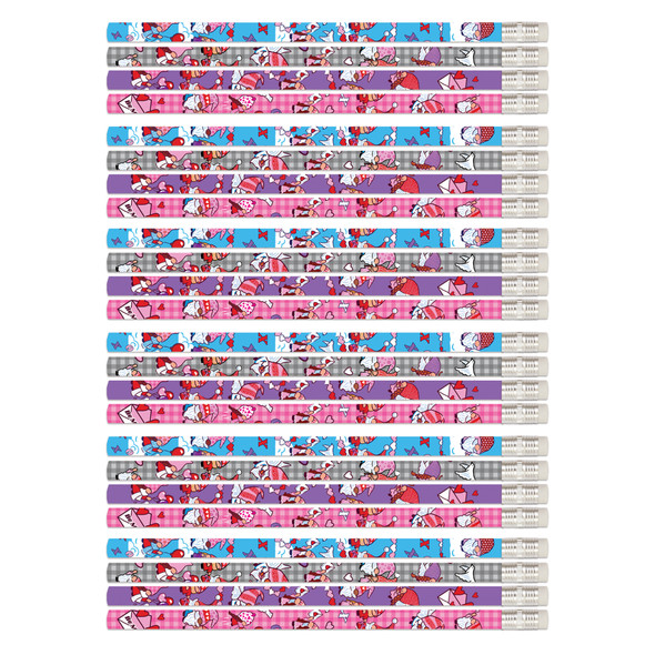 Valentine Gnomes Pencils, 12 Per Pack, 6 Packs