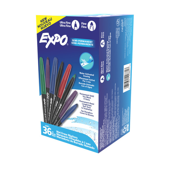 Vis-a-Vis Wet Erase Markers, Fine & Ultra Fine Point, Assorted, 36 Count Vis-a-Vis Wet Erase Markers, Fine & Ultra Fine Point, Assorted, 36 Count