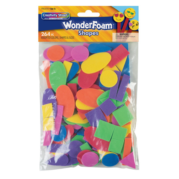 Shapes Assortment, Assorted Colors & Sizes, 264 Pieces Shapes Assortment, Assorted Colors & Sizes, 264 Pieces
