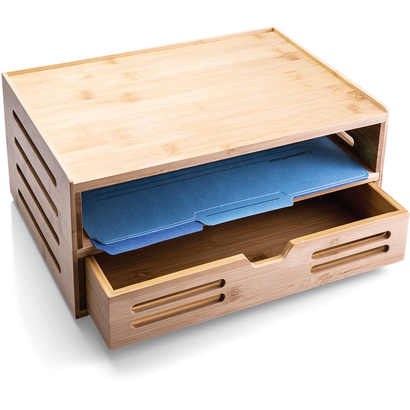 Bamboo Drawer Organizer, Base and Drawer