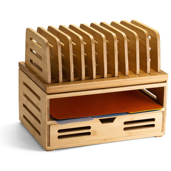Bamboo Drawer Organizer, Base and Drawer