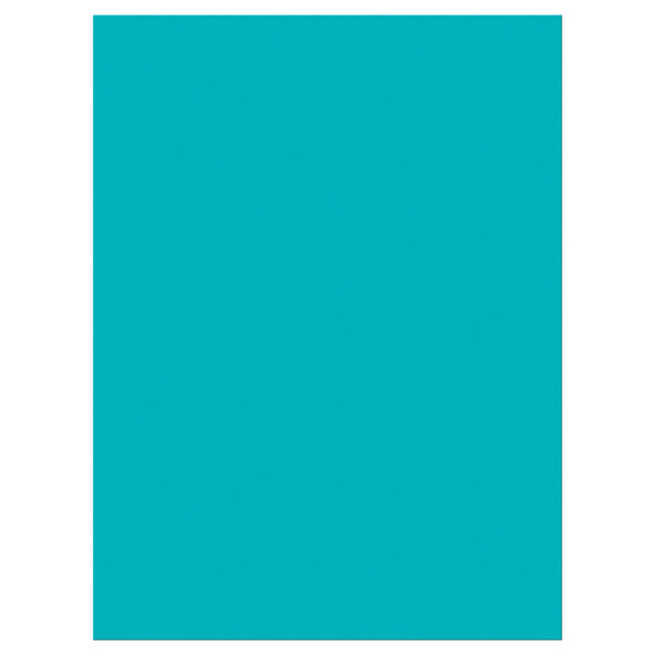 Construction Paper, Medium Weight, Turquoise, 9" x 12", 50 Sheets Per Pack, 10 Packs