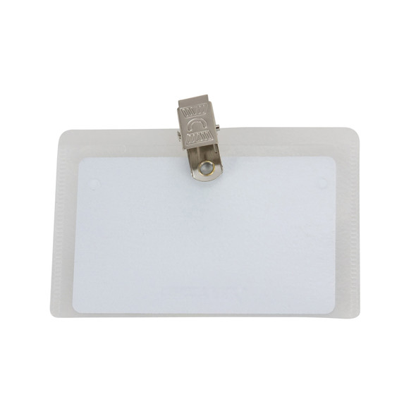 Clip Style ID Badge Holder Kit with Printable Inserts, 3-1/2" x 2-1/4", Pack of 50 Clip Style ID Badge Holder Kit with Printable Inserts, 3-1/2" x 2-1/4", Pack of 50