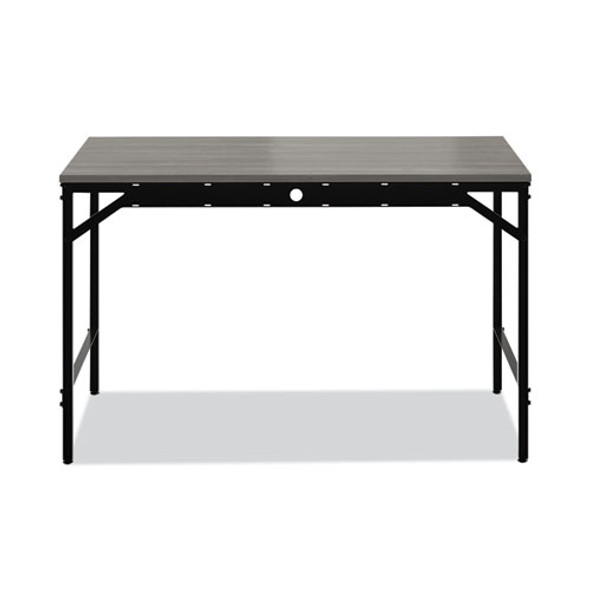 Simple Work Desk, 45.5" x 23.5" x 29.5", Gray