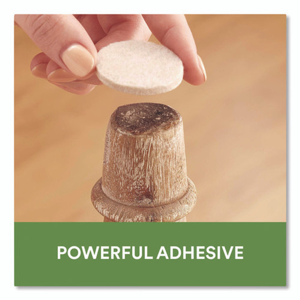 Felt Pad Protectors, Assorted Sizes and Shapes, Beige, 199/Pack Felt Pad Protectors, Assorted Sizes and Shapes, Beige, 199/Pack