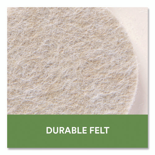 Felt Pad Protectors, Assorted Sizes and Shapes, Beige, 199/Pack