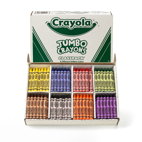 Crayon Classpack®, Jumbo Size, 8 Colors, 200 Count