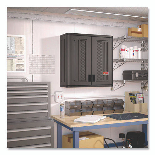 Wall Storage Cabinet, 30 x 12 x 30.25, Gray