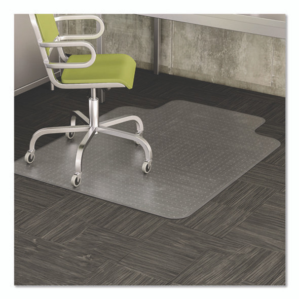 DuraMat Moderate Use Chair Mat, Low Pile Carpet, Roll, 36 x 48, Lipped, Clear