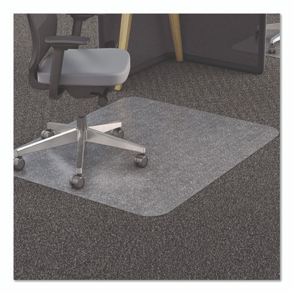 All Day Use Chair Mat - All Carpet Types, 36 x 48, Rectangular, Clear