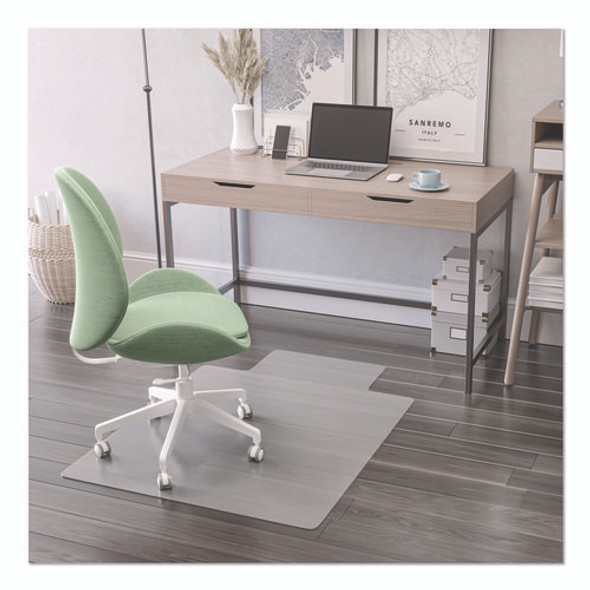 EconoMat Antimicrobial Chair Mat, Lipped, 36 x 48, Clear