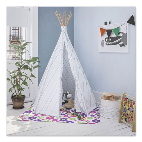 FashionMat Chair Mat, Rectangular, 35 x 40, Daisies FashionMat Chair Mat, Rectangular, 35 x 40, Daisies