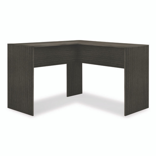 Corner Computer Desk, 47.83" x 47.83" x 30.39", Dark Gray