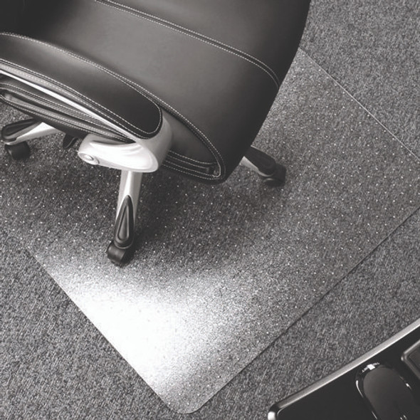 Cleartex Ultimat Polycarbonate Chair Mat for Low/Medium Pile Carpet, 35" w x 47" l, Clear