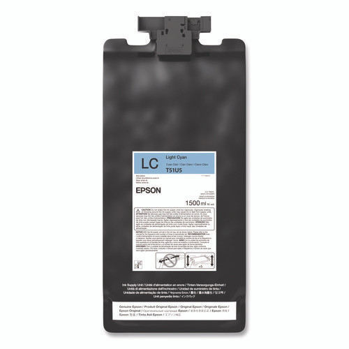 T51U520 (T51U) UltraChrome GS3 Eco-Solvent Ink, 1.5 L, Light Cyan