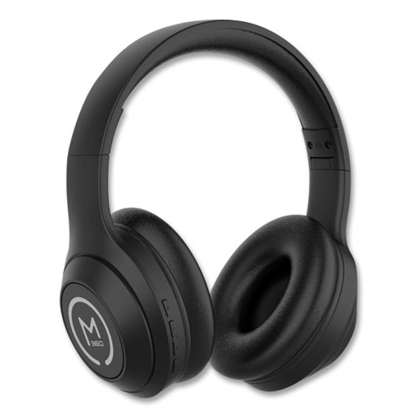 Comfort+ Wireless Over-Ear Headphones with Microphone, Black