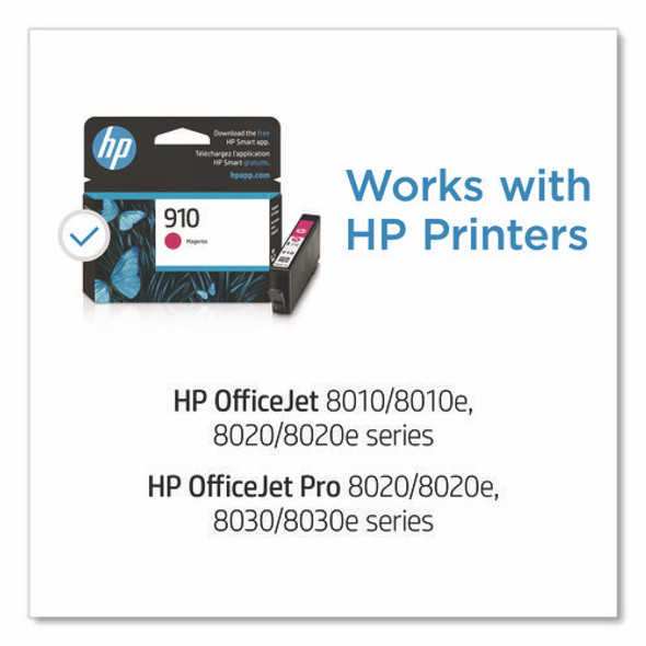 HP 910, (3YL59AN) Magenta Original Ink Cartridge