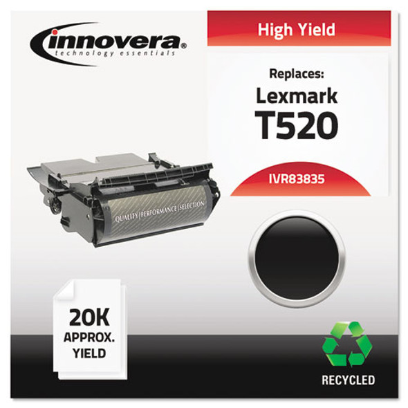 Remanufactured Black High-Yield Toner, Replacement for 12A6835, 20,000 Page-Yield