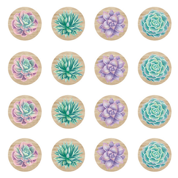 Rustic Bloom Mini Stickers, 378 Per Pack, 12 Packs
