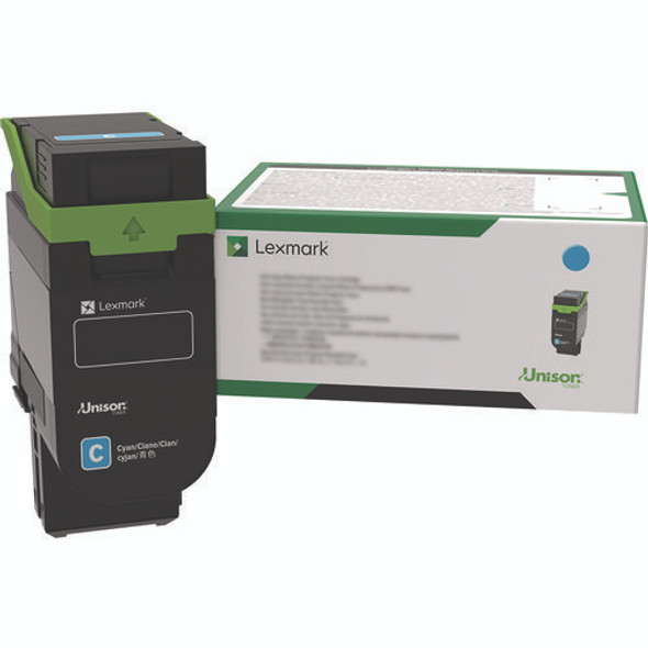 75M1XC0 Toner, 11,700 Page-Yield, Cyan