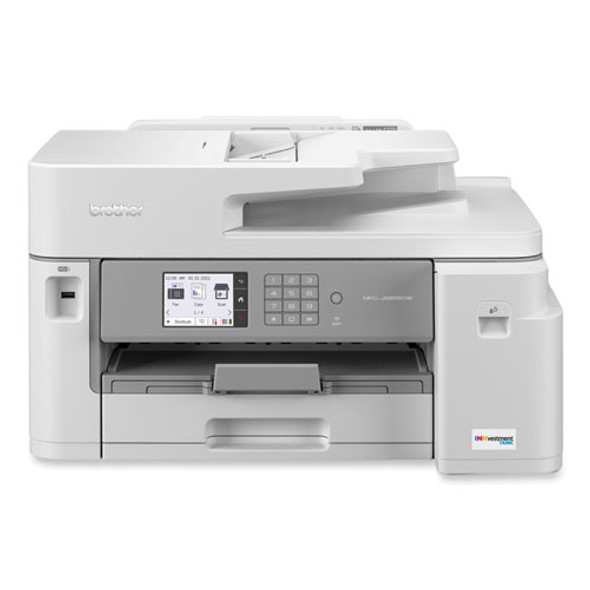 MFC-J5855DW INKvestment Tank All-in-One Color Inkjet Printer, Copy/Fax/Print/Scan