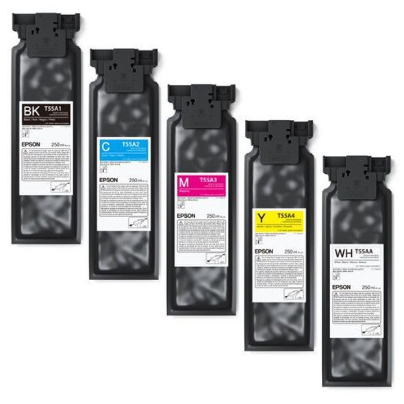 T55A120 (T55A) UltraChrome DG2 Ink, 250 mL, Black