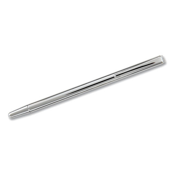 Slimline Pen-Size Pocket Pointer with Clip, Extends to 24.5", Silver