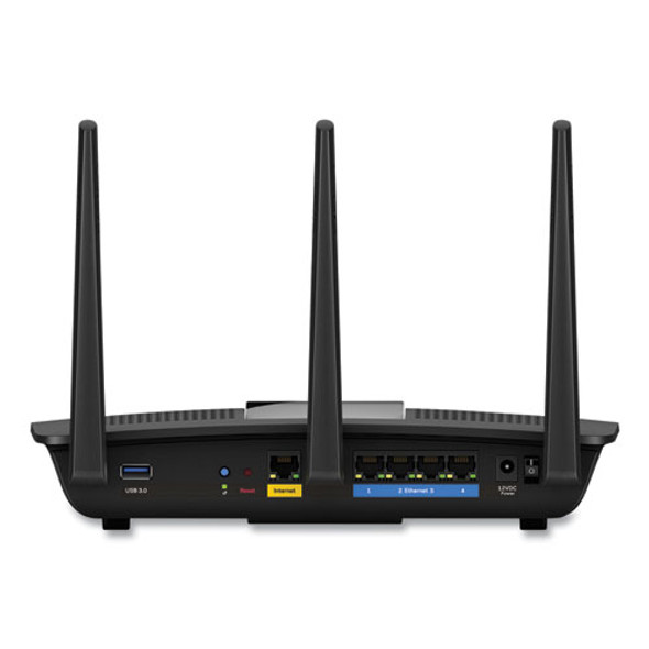 MAX-STREAM AC1900 MU-MIMO Gigabit Wi-Fi Router, 6 Ports, Dual-Band 2.4 GHz/5 GHz