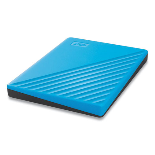MY PASSPORT External Hard Drive, 2 TB, USB 3.2, Sky Blue