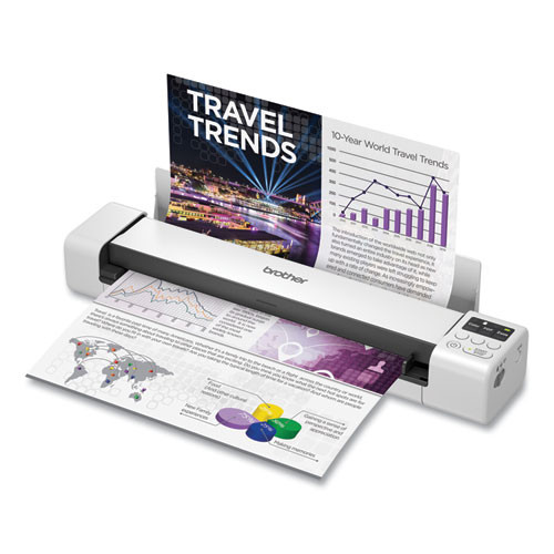 DS-940DW Duplex and Wireless Compact Mobile Document Scanner, 600 dpi Optical Resolution, 1-Sheet Duplex Auto Document Feeder