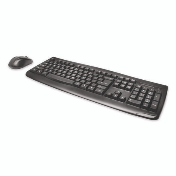 Pro Fit Wireless Desktop Set, 2.4 GHz, 6 ft, Black