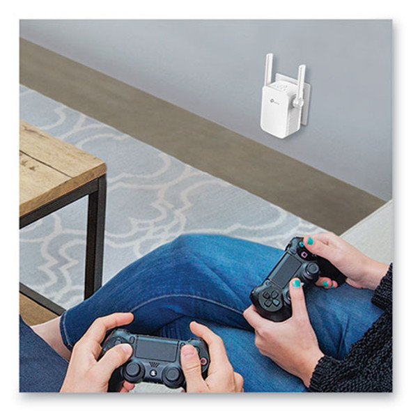 RE205 AC750 Wi-Fi Range Extender, 1 Port, Dual-Band 2.4 GHz/5 GHz