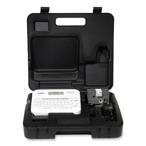 P-Touch PT-D410 Advanced Connected Label Maker with Storage Case, 20 mm/s, 6 x 14.2 x 13.3