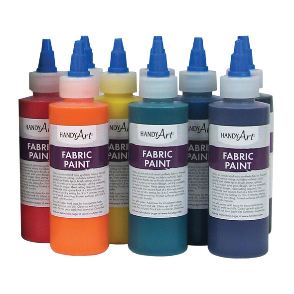 Fabric Paint Kit, Regular Colors, 4 oz. Bottles, 9 Count Fabric Paint Kit, Regular Colors, 4 oz. Bottles, 9 Count