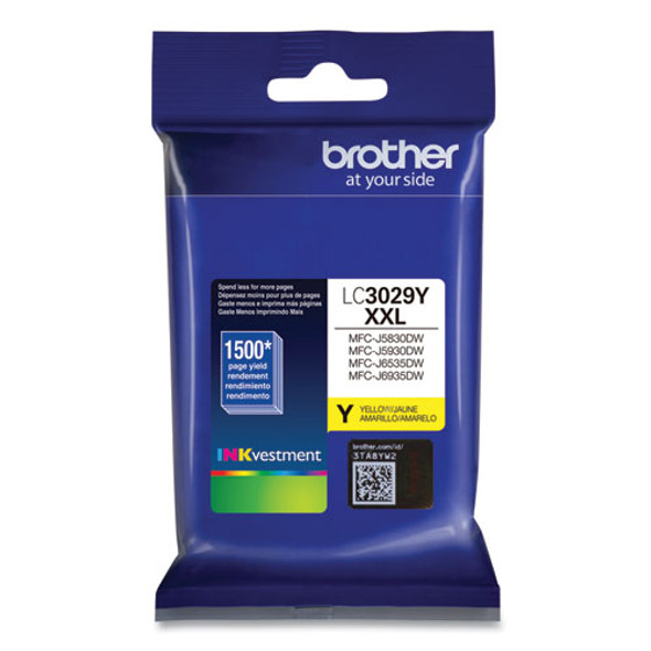LC3029Y INKvestment Super High-Yield Ink, 1,500 Page-Yield, Yellow