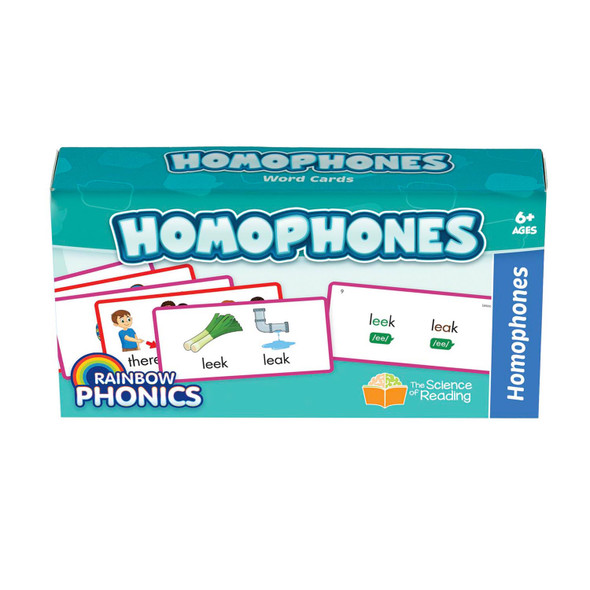 Rainbow Phonics Homophones Cards Rainbow Phonics Homophones Cards
